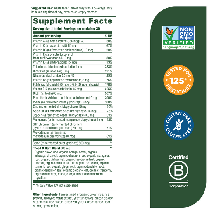 MegaFood Men Over 40 One Daily 30tabs