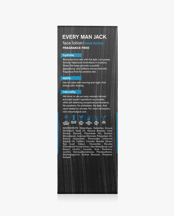 Every Man Jack Face Lotion Hydration Skin Revive 73ml