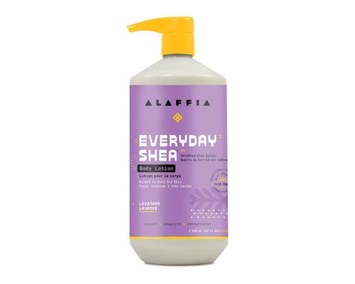 Alaffia Body Lotion with Shea Butter & Lemongrass (Lavender) 950ML