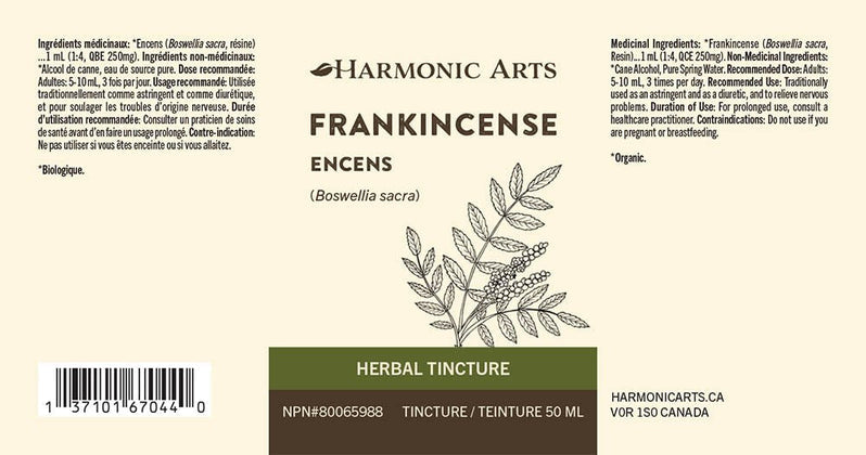 Harmonic Arts Frankincense Tincture  100ML