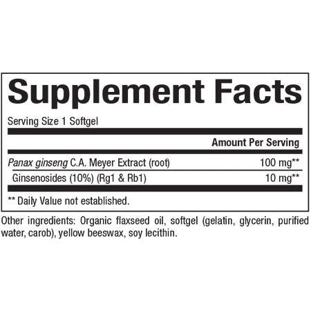Natural Factors Panax Ginseng 60softgels