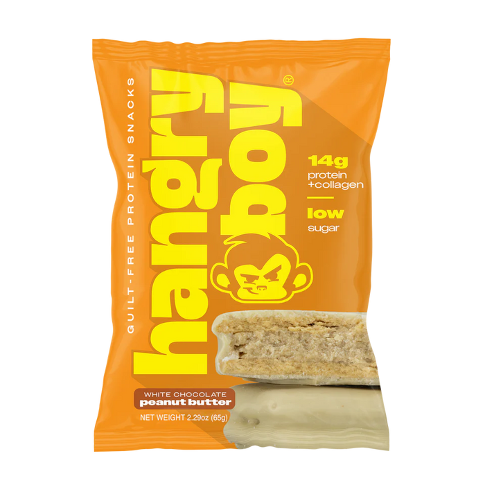 Hangry Boy Cookie Sandwich – White Chocolate Peanut Butter (65g)