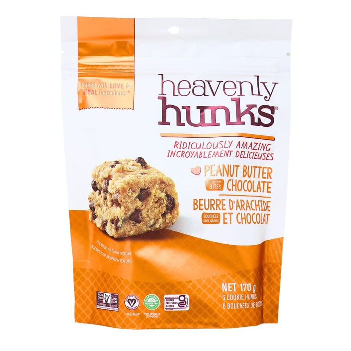 Heavenly Hunks Peanut Butter Chocolate Hunks, Gluten Free, Vegan. 170g