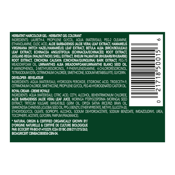 Herbatint Permanent Haircolour Gel 8D Light Golden Blonde 135ml