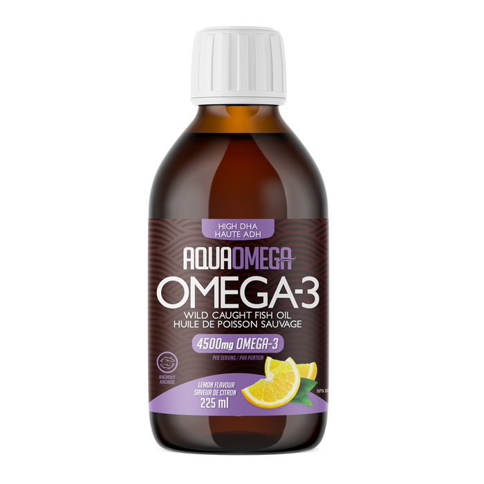 Aqua Omega High EPA Lemon Flavour 225ml