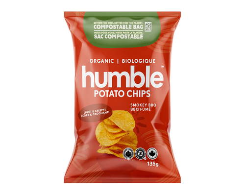 Humble Smoky BBQ Potato Chips Organic 135g
