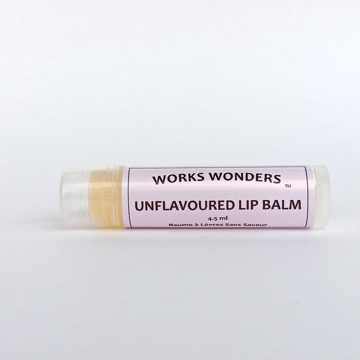 Works Wonders Lip Balm Unflavoured with Calendula & Lavender 4.5ml