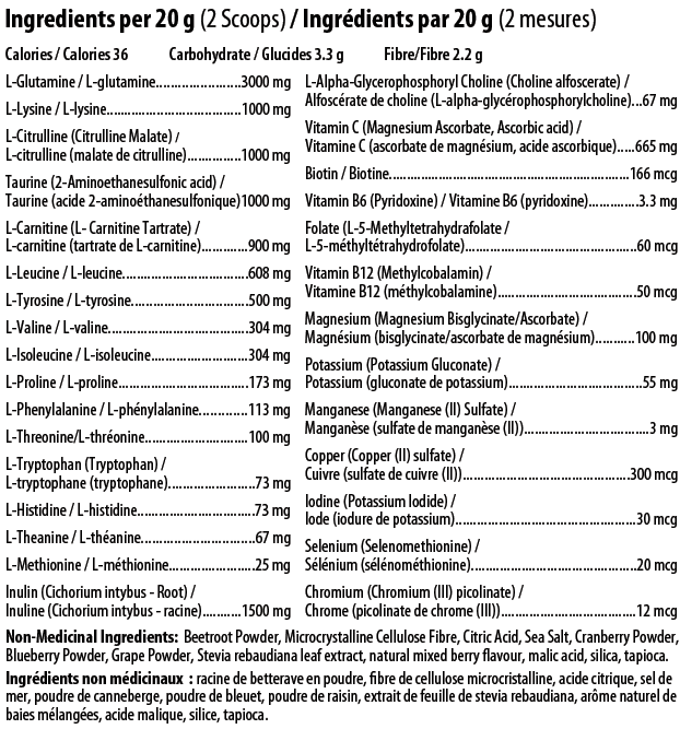 Fasting Days Keto Friendly Intermittent Fasting Drink Mix - Mixed Berry 360g