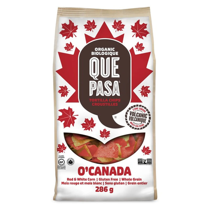 Que Pasa Organic O'Canada Tortilla Chips 286g