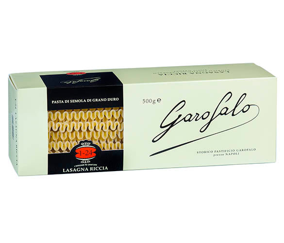 Garofalo Lasagna Riccia  – Wavy-Edge Italian Lasagna Sheets (500g)