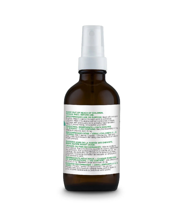 Organika Kids Zinc Spray with Vitamin C (Orange Tangerine Flavour) 30ml