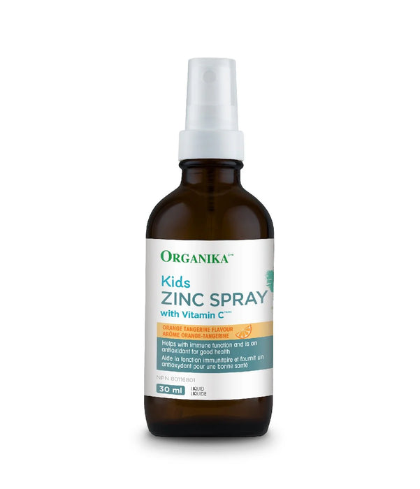 Organika Kids Zinc Spray with Vitamin C (Orange Tangerine Flavour) 30ml