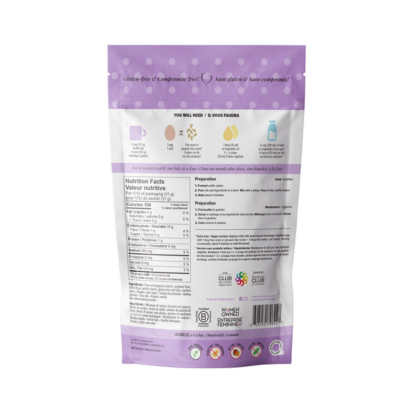 Lulabelle Waffle Mix Gluten Free 375g