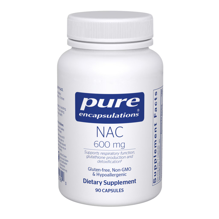 Pure Encapsulations NAC 600mg - 90 Capsules, Antioxidant Support