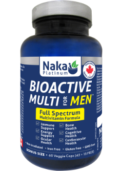 Naka Bioactive Multivitamin for Men 60vegiecaps