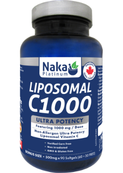 Naka Liposomal Vitamin C 1000mg 90softgels
