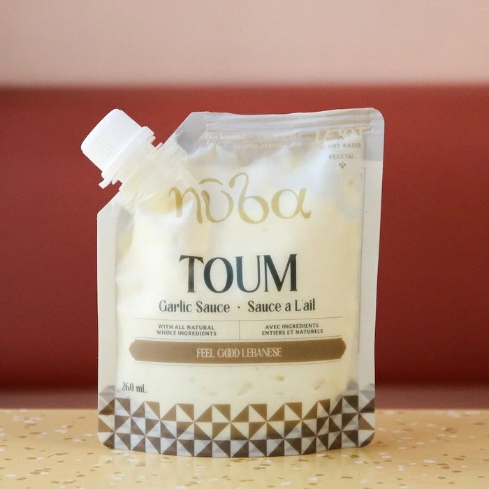 Nuba Toum Garlic Sauce – Traditional Lebanese Condiment, Vegan (250ml)