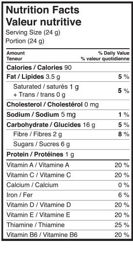 Made Good Organic Granola Bars, Chocolate Chip 5x24g