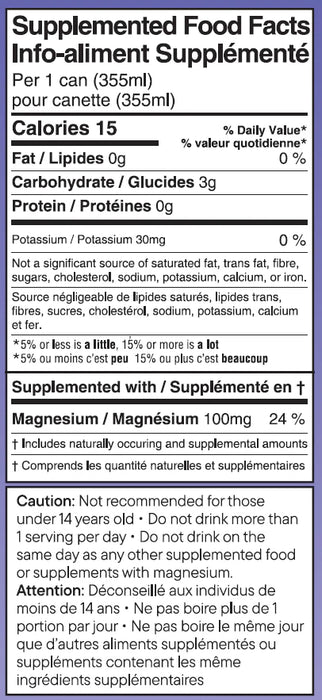 Straight ZZZ Bedtime Beverage with Magnesium and L-Theanine 355ml
