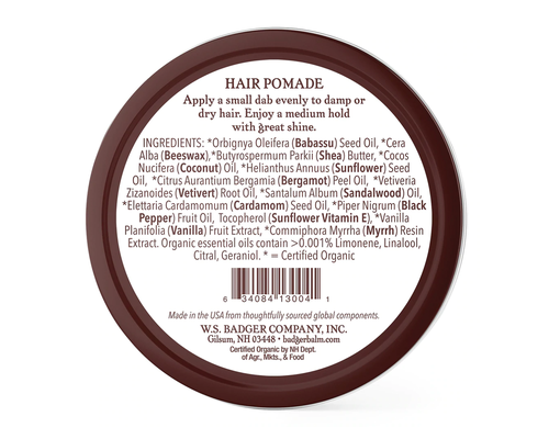 Badger Hair Pomade 56g