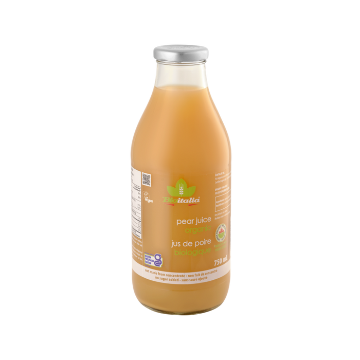 Bioitalia Organic Pear Juice  – Cold-Pressed, No Added Sugar (750ml)