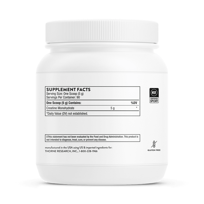 Thorne Creatine Powder – Muscle Performance Support (450g)