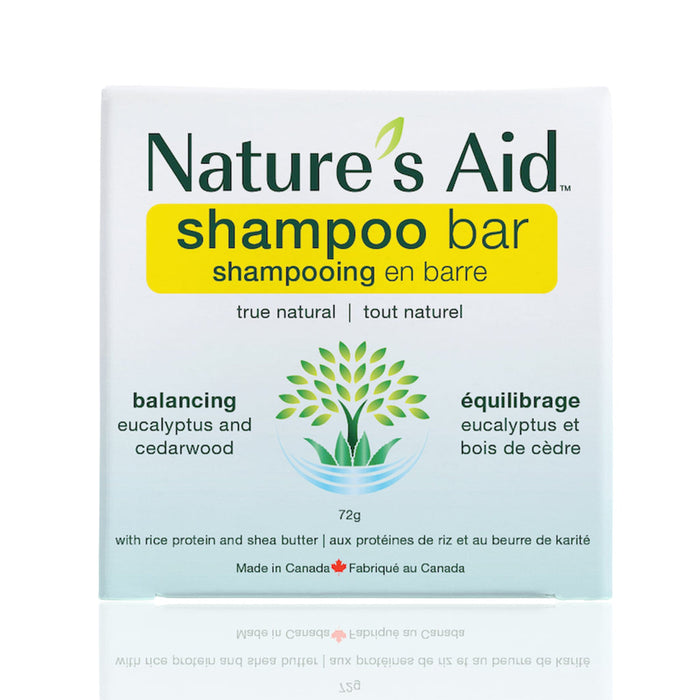 Nature's Aid Shampoo Bar Balancing - Eucalyptus & Cedarwood 72g