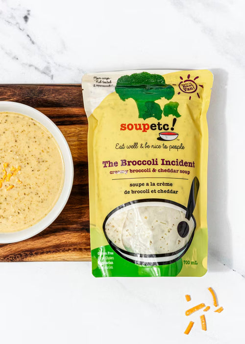 Soup Etc Broccoli Cheddar – Creamy Cheese & Broccoli Soup (700ml)