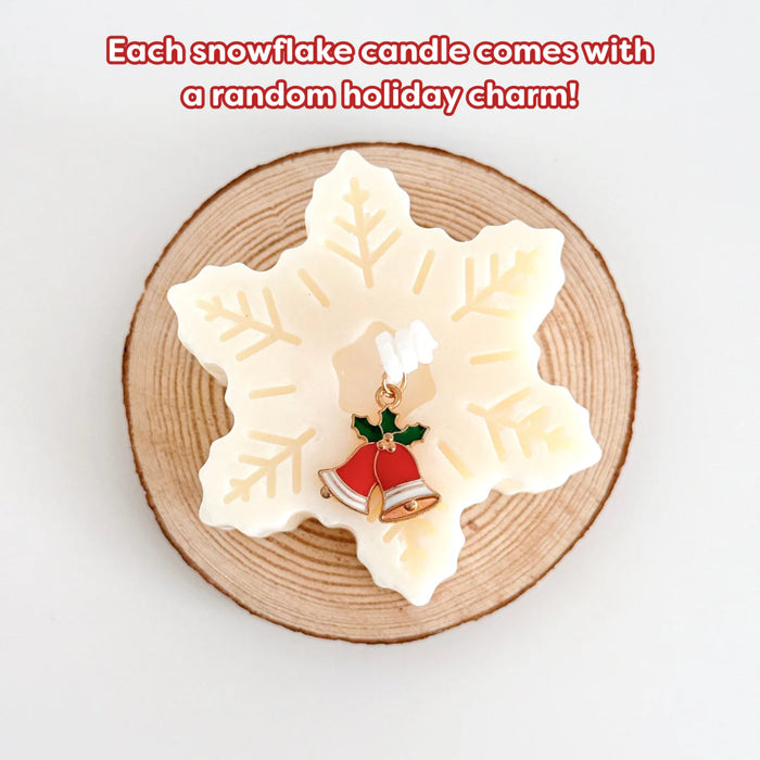 The Cutest Hits Soy Candle Christmas Snowflake – Winter Holiday Candle