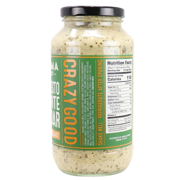 Sonoma Gourmet Pasta Sauce – Kale Pesto with White Cheddar, Small-Batch (709g)