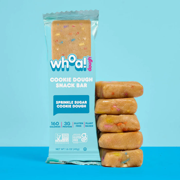 Whoa Dough Cookie Dough Snack Bar – Sprinkle Sugar, Gluten-Free (45g)