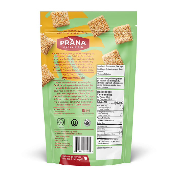 Prana Sumasuma Sesame Bites Organic 150g