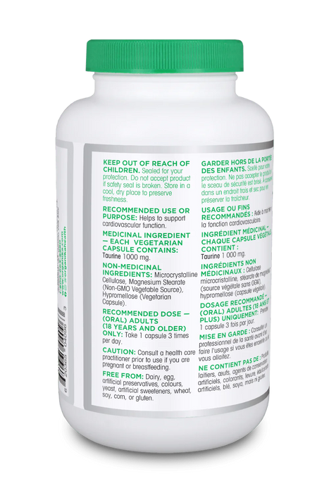 Organika Taurine 3000 Ultra Strength 240 vcaps