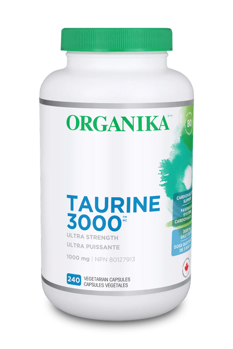 Organika Taurine 3000 Ultra Strength 240 vcaps
