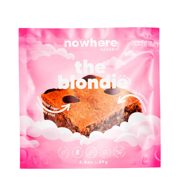 Nowhere Bakery The Blondie – Vegan, Gluten-Free Dessert Bar (69g)