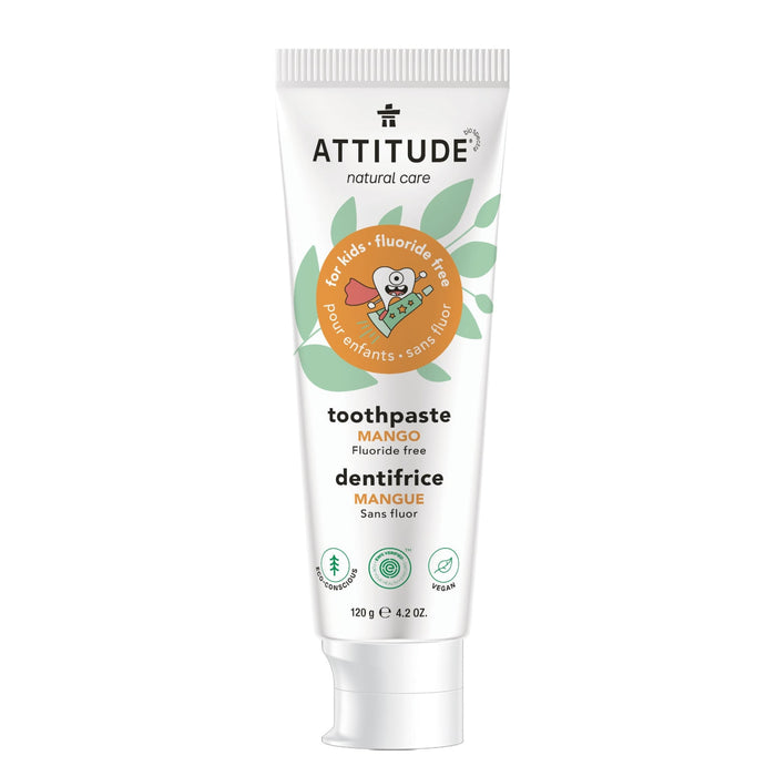 Attitude Kids Toothpaste Mango Fluoride Free  120g