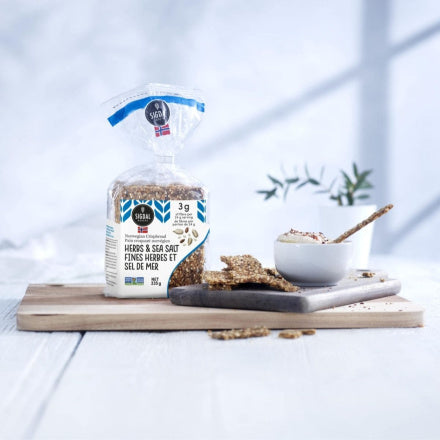 Sigdal Bakeri Norwegian Crispbread, Herbs & Sea Salt 235g
