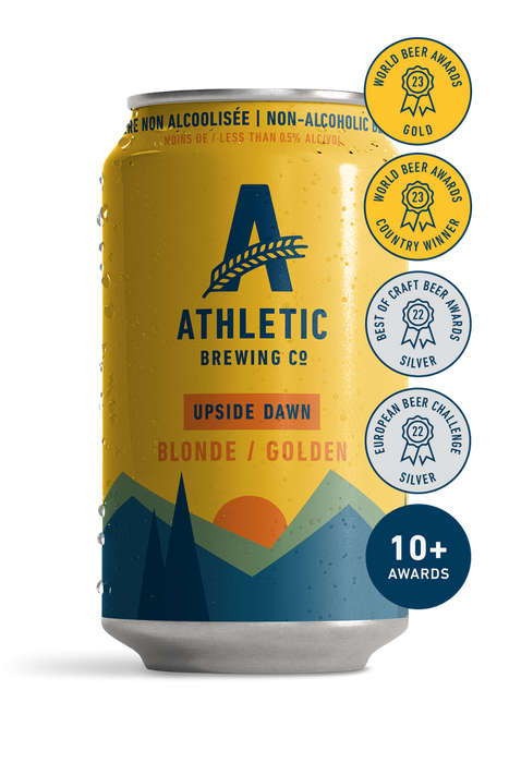 Athletic Brewing Co Upside Dawn Non Alcoholic Beer 355ml