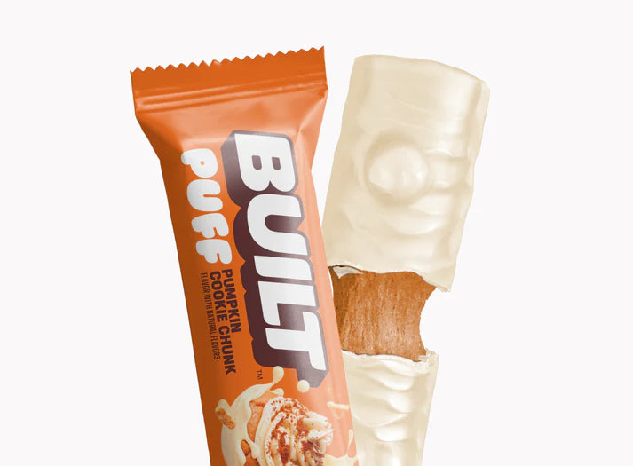 Built Puff Pumpkin Cookie Chunk – Seasonal Protein Bar, Marshmallow Texture (40g)