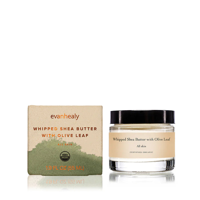 Evanhealy Whipped Shea Butter with Olive Leaf – Nourishing Body Moisturizer for Dry Skin (55ml)