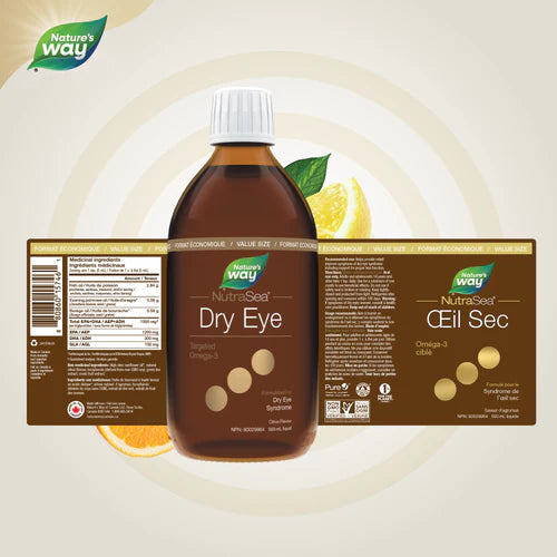 NutraSea Dry Eye – Targeted Omega-3 Supplement (500ml)