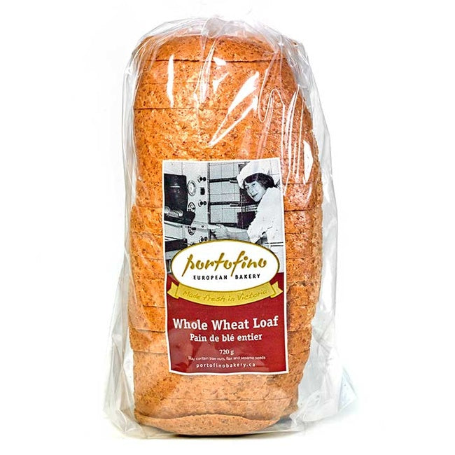 Portofino Bakery Artisian Bread Loafs - Whole Wheat Bread 720g