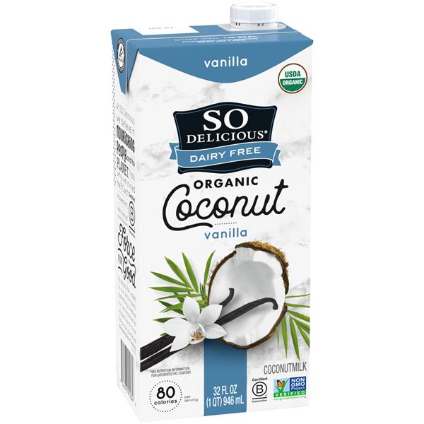 SO Delicious Dairy Free Coconut Beverage (Vanilla) 946ml