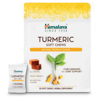 Himalaya Turmeric Soft Chews, Natural Tropical Flavour 30 Soft Chews