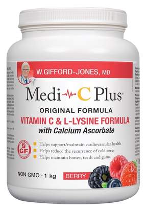 Medi-C Plus Vit C & L-Lysine With Calcium Berry 1kg