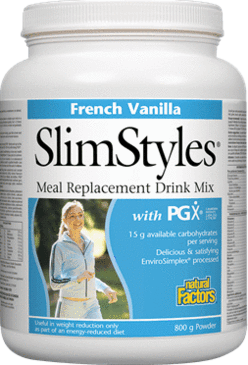 Natural Factors - SlimStyles Meal Replacement Drink Mix with PGX 800g