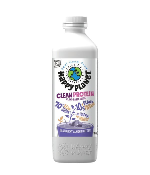 Happy Planet Clean Protein Bueberry Almond Butter Smoothie 900ml