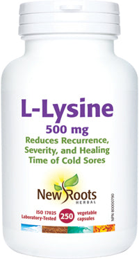 New Roots L-Lysine 500mg 100 Vegecaps