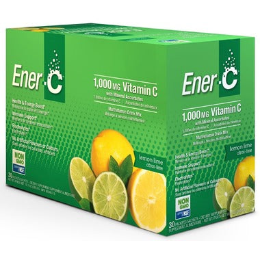 Ener-C Vitamin C 1000mg Drink Mix (Lime Flavour) 9.5g