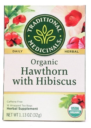 Hawthorne With Hibiscus Traditional Medicinals Teas - Organic 20 Tea Bags